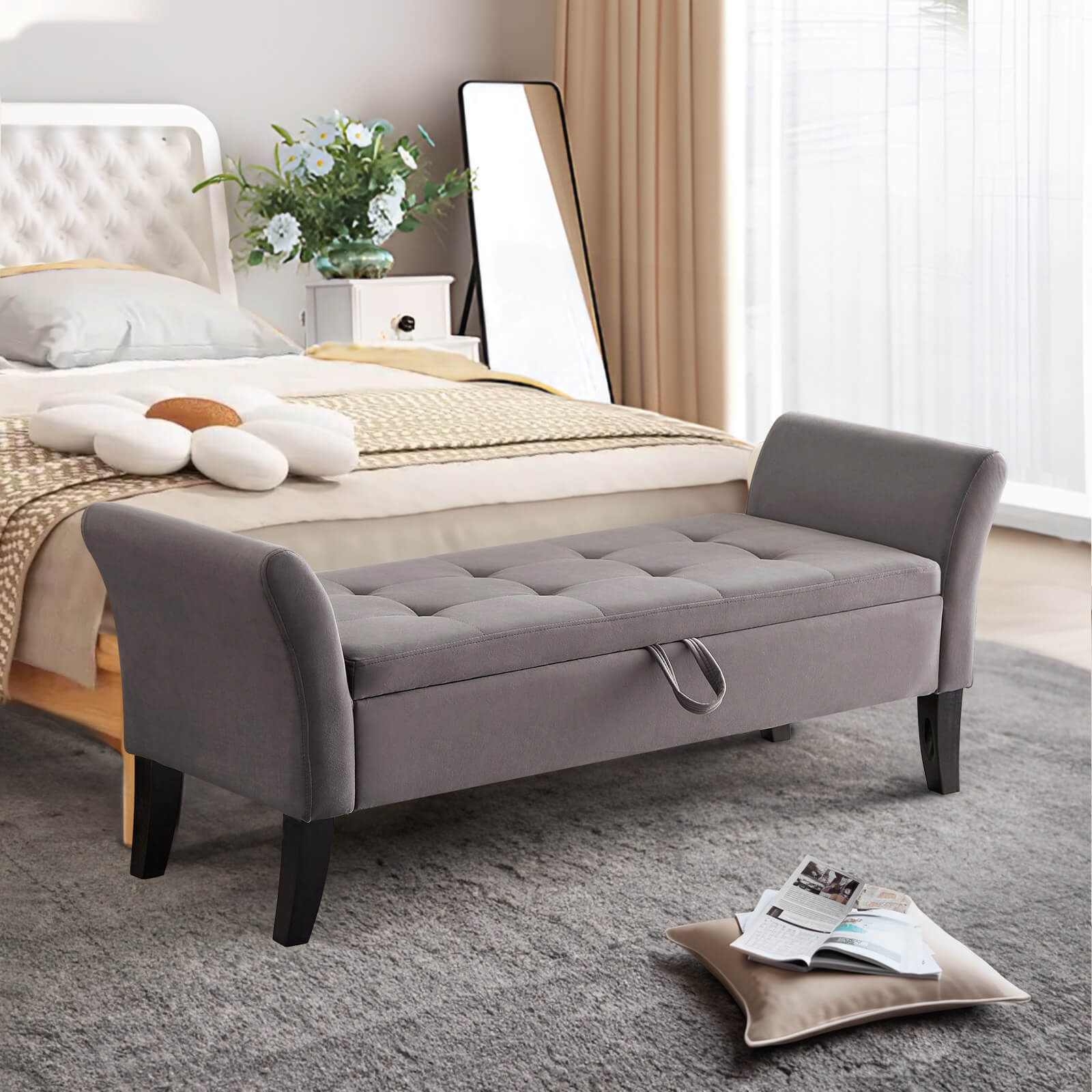 Bottom Of Bed Bench 21 Best Bedroom Benches Great End Of Bed