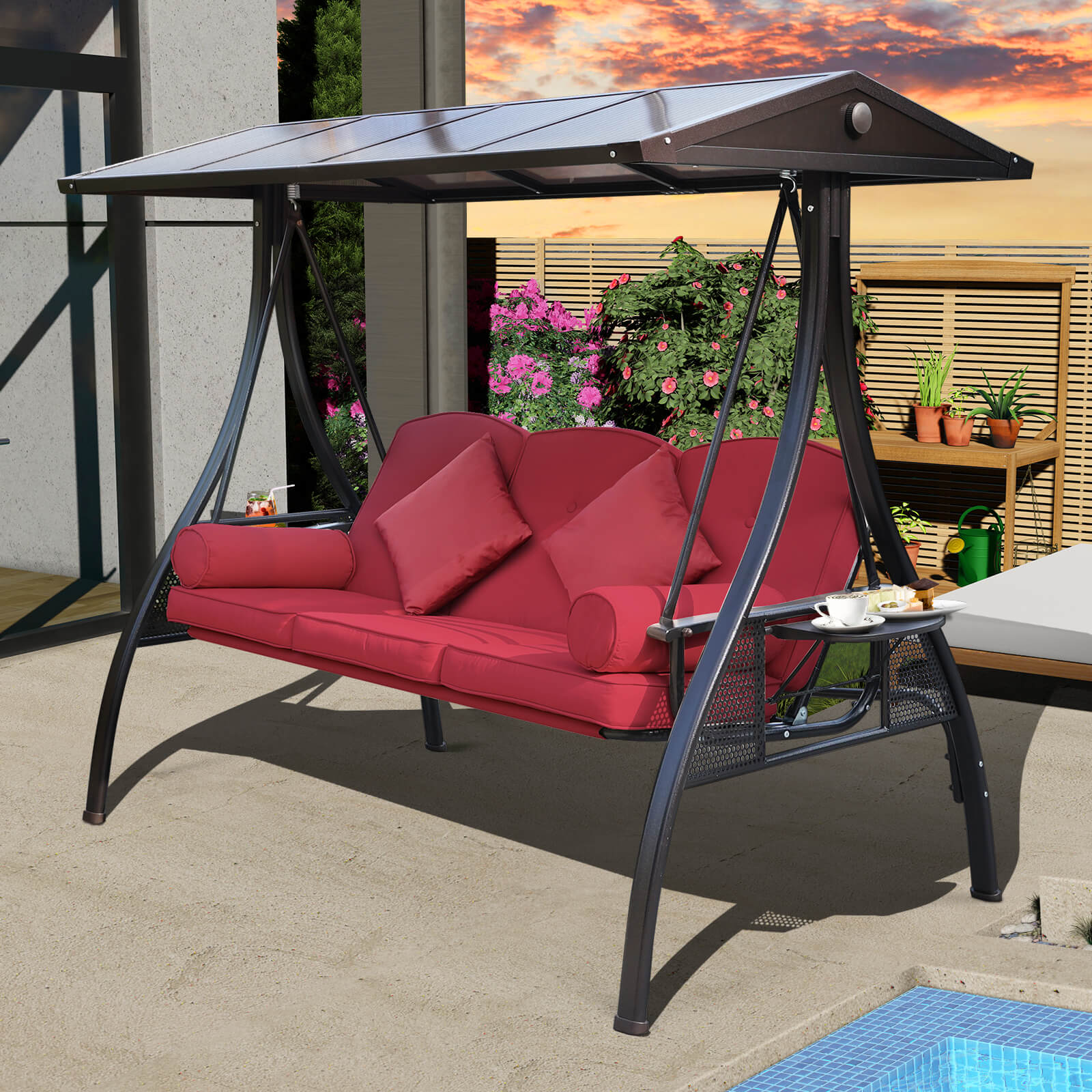 Luxurious Swing Porch Swing Cushions And Pillows Costco® Canada