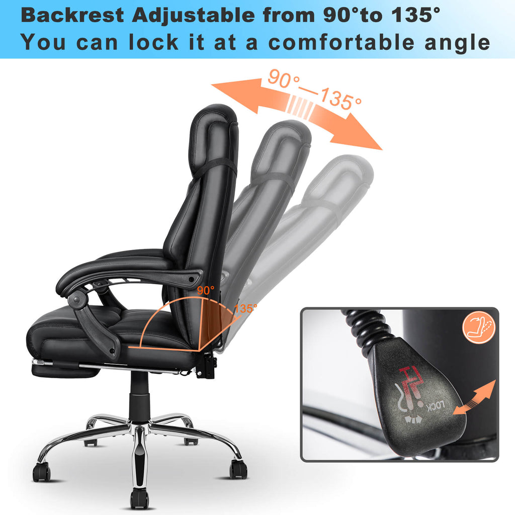 Infinity Message Kneading Massage Office Chair with Heating, 90°-135° Reclining Backrest ...