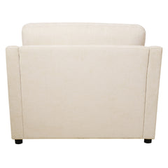 Oversized Accent Chair - Comfortable Armrest Cushions, Versatile Neutral Style, Elegant Design, Durable Frame