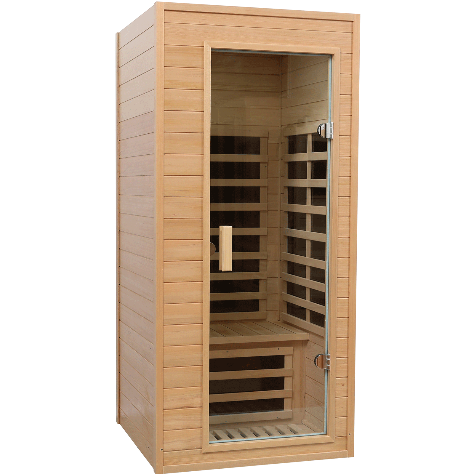 Far Infrared Sauna Home Sauna Spa Room Low-EMF Hemlock Wood Indoor Saunas
