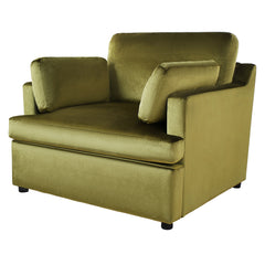 Oversized Accent Chair - Comfortable Armrest Cushions, Versatile Neutral Style, Elegant Design, Durable Frame