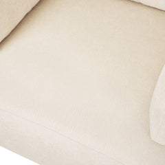 Oversized Accent Chair - Comfortable Armrest Cushions, Versatile Neutral Style, Elegant Design, Durable Frame