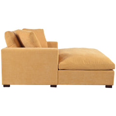 53.5''x 70.9'' Oversized Chaise Lounge Chair - Classic Design, Soft Fabric, Durable Frame with Solid Wood Legs