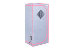 Portable Full Size Grey Infrared Sauna Tent with Infrared Panels, Heating Foot Pad,Controller, Foldable Chair ,Reading light, FCC Certificated