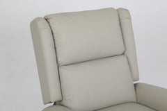 360 Degree Swivel Upholstered Manual Recliner For LIving Room, Biege