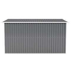 10FT x 8FT Metal Outdoor Storage Shed with Lockable Door