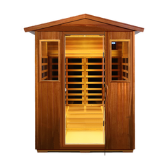 Four person Khaya Far-infrared outdoor sauna room