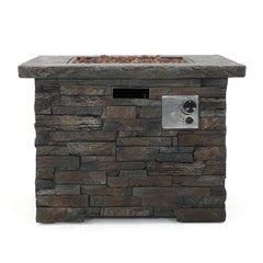 35" SQUARE MGO FIRE PIT - 40000 BTU.