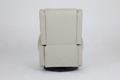 360 Degree Swivel Upholstered Manual Recliner For LIving Room, Biege