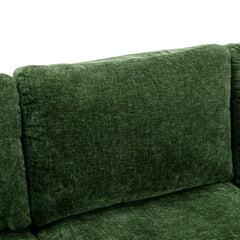 Living Room Sectional Sofa, Green