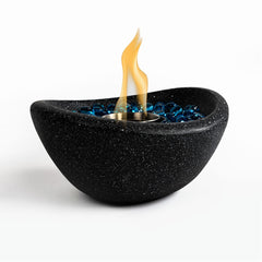 Outdoor Portable Tabletop Fire Pit Fire Bowl, Black