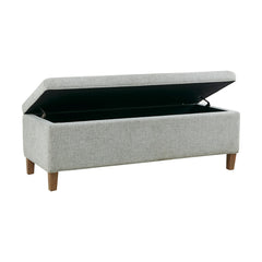NOBLEMOOD Accent Bench Ottoman with Storage for Living Room, End of Bed Storage Bench for Bedroom Entryway