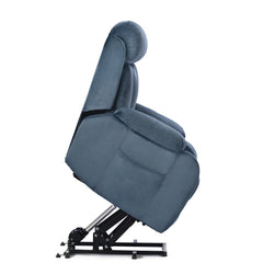 Lift Chair Recliner for Elderly Power Remote Control Recliner Sofa Relax Soft Chair Anti-skid Australia Cashmere Fabric Furniture Living Room Dark Gray
