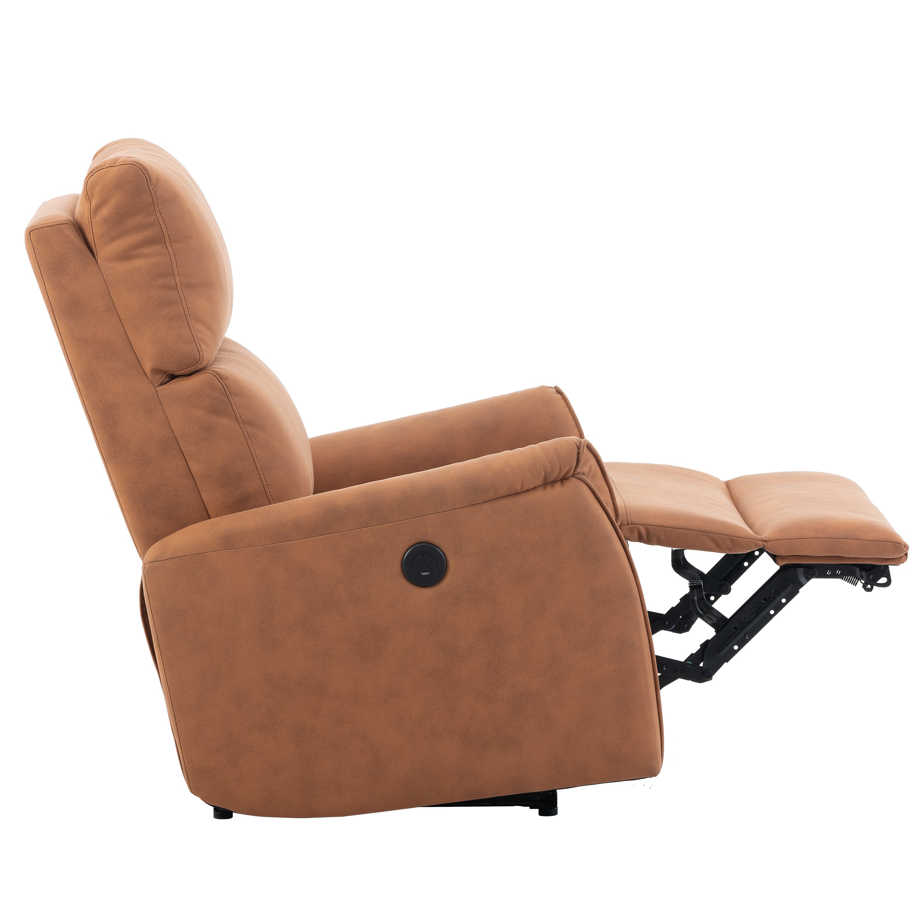 Electric Power Recliner Chair Fabric, Reclining Chair for Bedroom Living Room,Small Recliners Home Theater Seating, with USB Ports,Recliner for small spaces
