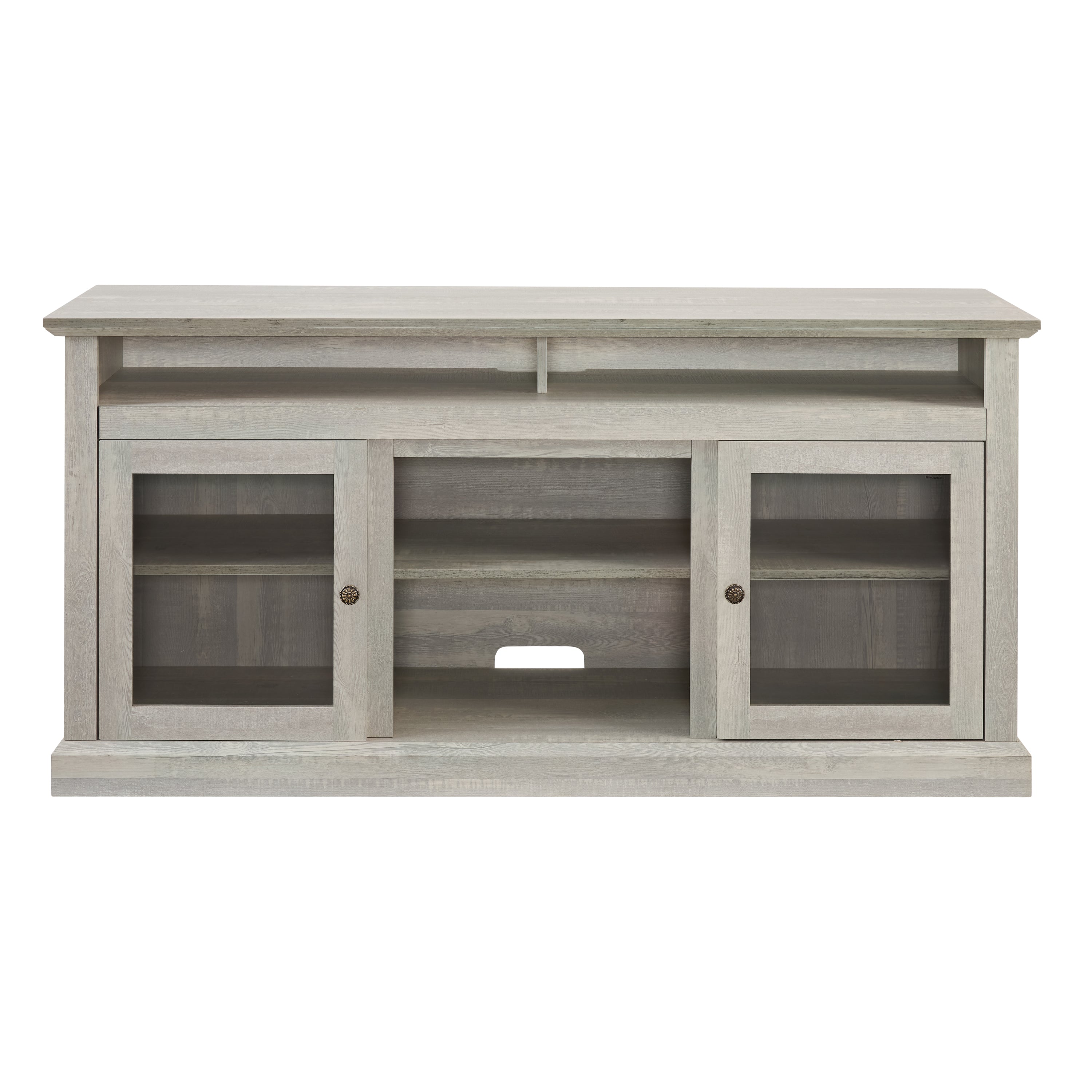 TV Media Stand Console for TV Up to 65" with Storage, Stone Gray, 60"W*15.75"D*29"H