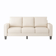 75" Living Room Sofa Couch with Storage, Beige