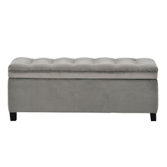 NOBLEMOOD Upholstered Ottoman with Storage for Living Room Entryway, End of Bed Storage Bench for Bedroom