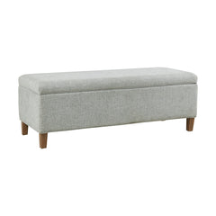 NOBLEMOOD Accent Bench Ottoman with Storage for Living Room, End of Bed Storage Bench for Bedroom Entryway
