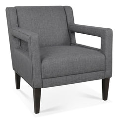 28.5" Wide Hollow Shape Arm Accent Chair