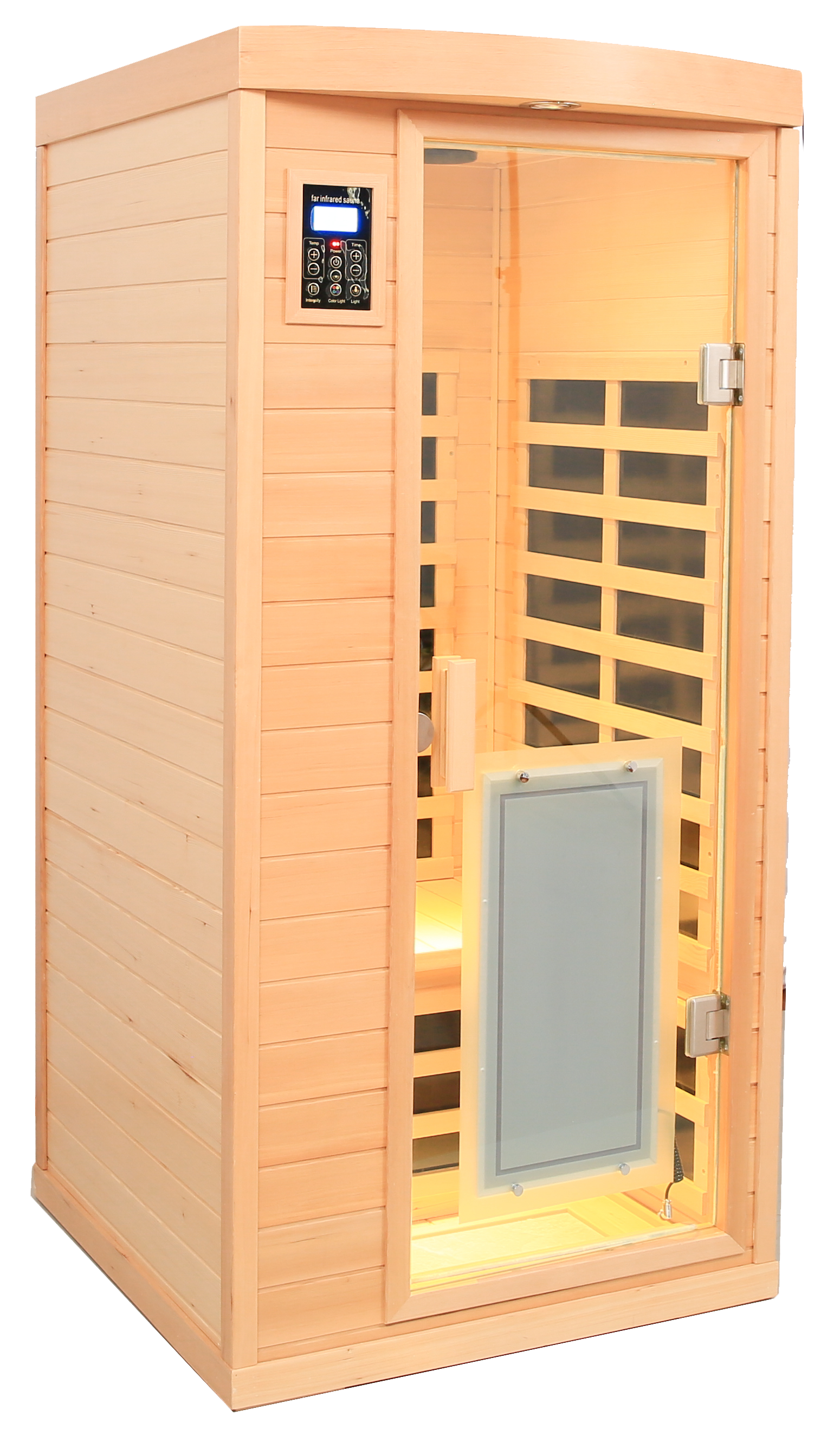 One people Wood Far Infrared Sauna Home Sauna Spa Room Hemlock Indoor Saunas