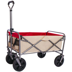 Outdoor Garden Multipurpose Micro Collapsible Beach Trolley Cart Camping Folding Wagon