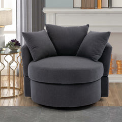 Modern  Akili swivel accent chair  barrel chair  for hotel living room / Modern  leisure chair