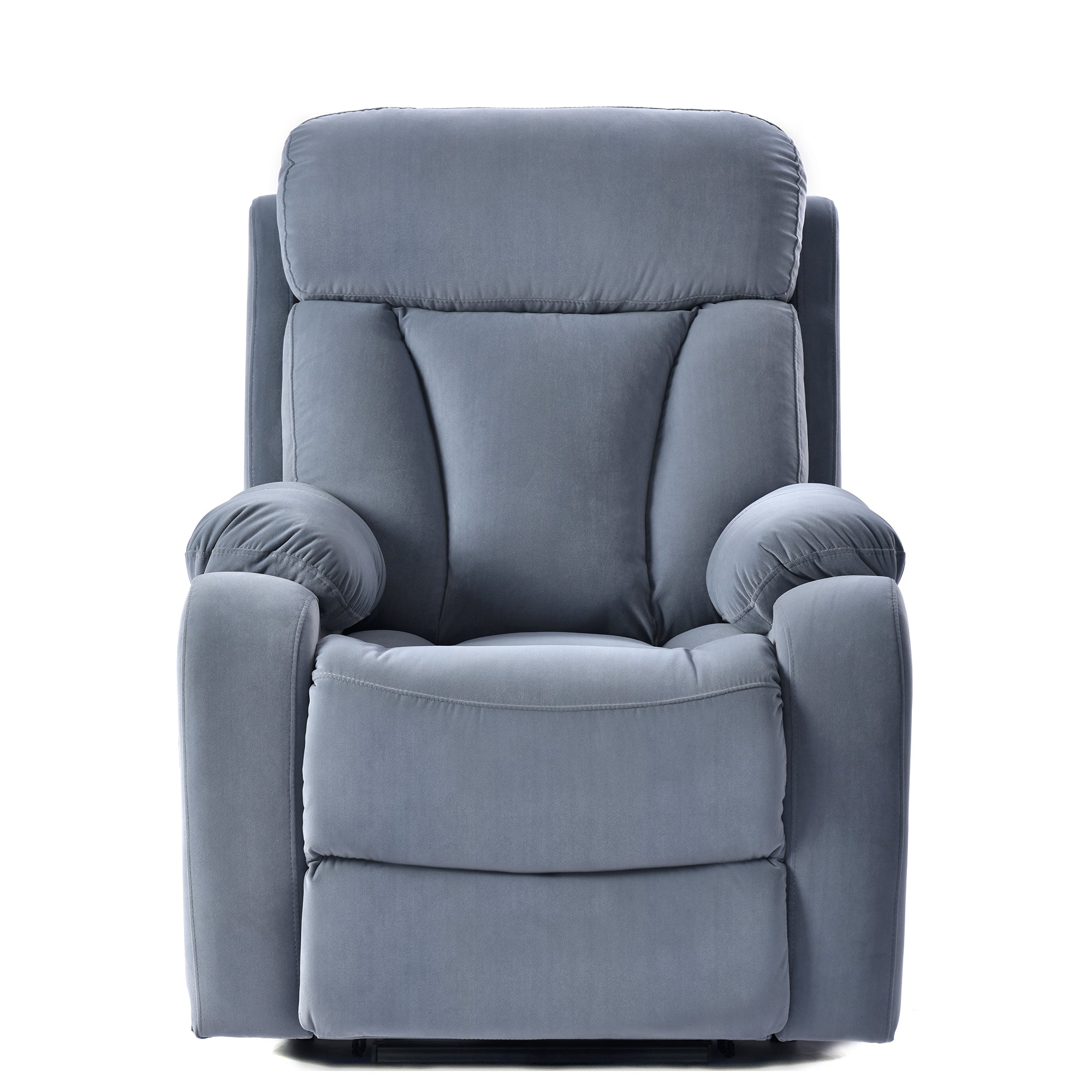 Lift Chair Recliner for Elderly Power Remote Control Recliner Sofa Relax Soft Chair Anti-skid Australia Cashmere Fabric Furniture Living Room Light Gray