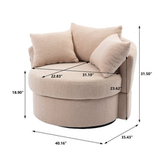 Modern  Akili swivel accent chair  barrel chair  for hotel living room / Modern  leisure chair