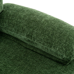 Living Room Sectional Sofa, Green