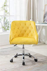 Swivel Office Chair, Yellow