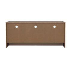 Modern TV Stand with 3 Two-way Sliding Door Drawers & 3 Open Shelves for TVs Up to 60", Brown